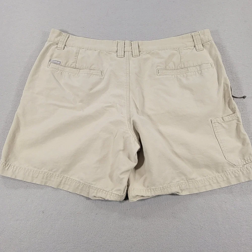 Columbia Cotton Canvas Utility‎ Shorts Men's 42 Regular Fit Hiking Khaki Tan